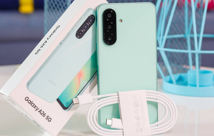 گوشی موبایل سامسونگ مدل Galaxy A26 5G دو سیم کارت ظرفیت 256 گیگابایت و رم 8 گیگابایت