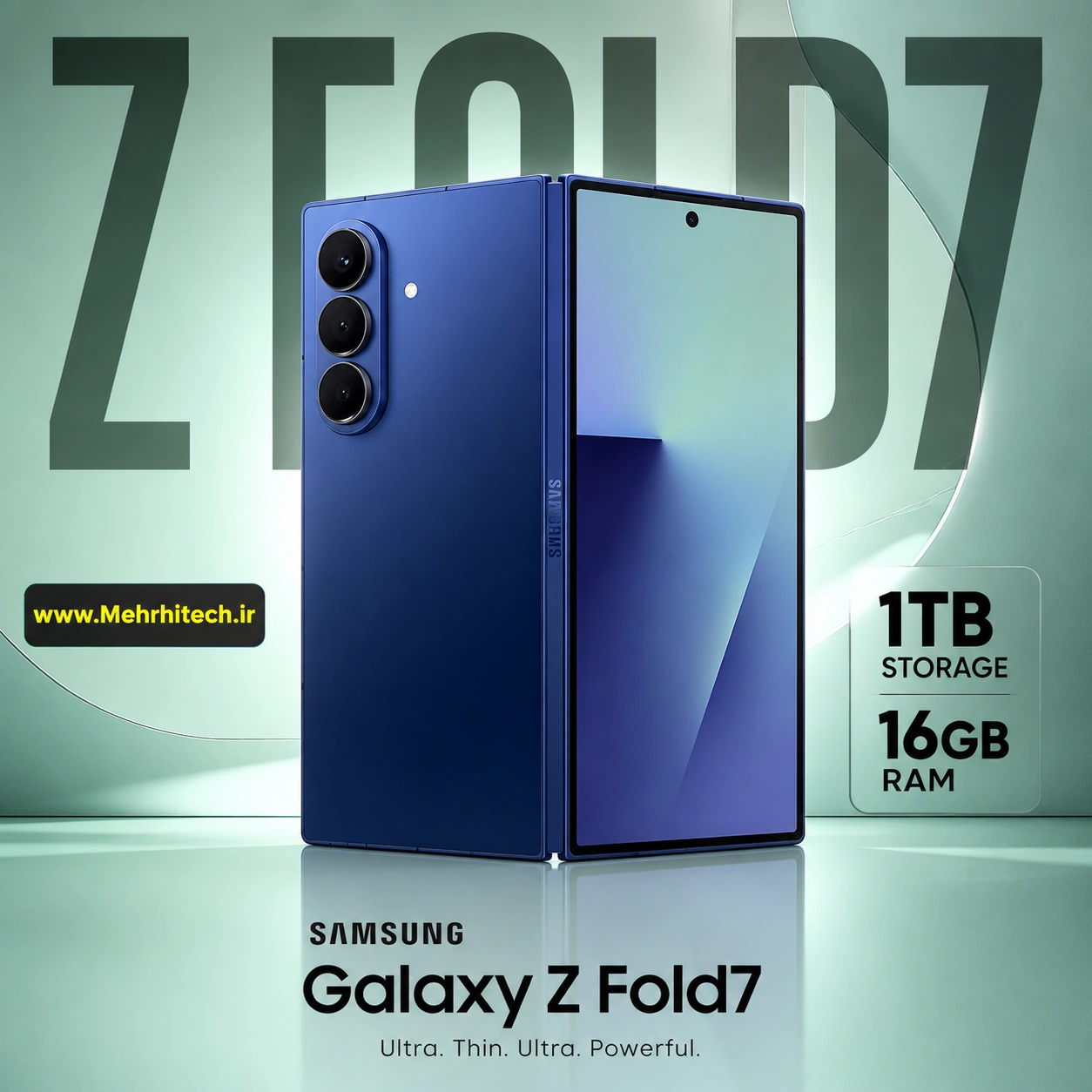 گوشی موبایل تاشو سامسونگ مدل Galaxy Z Fold7 دو سیم کارت ظرفیت 1 ترابایت و رم 16 گیگابایت