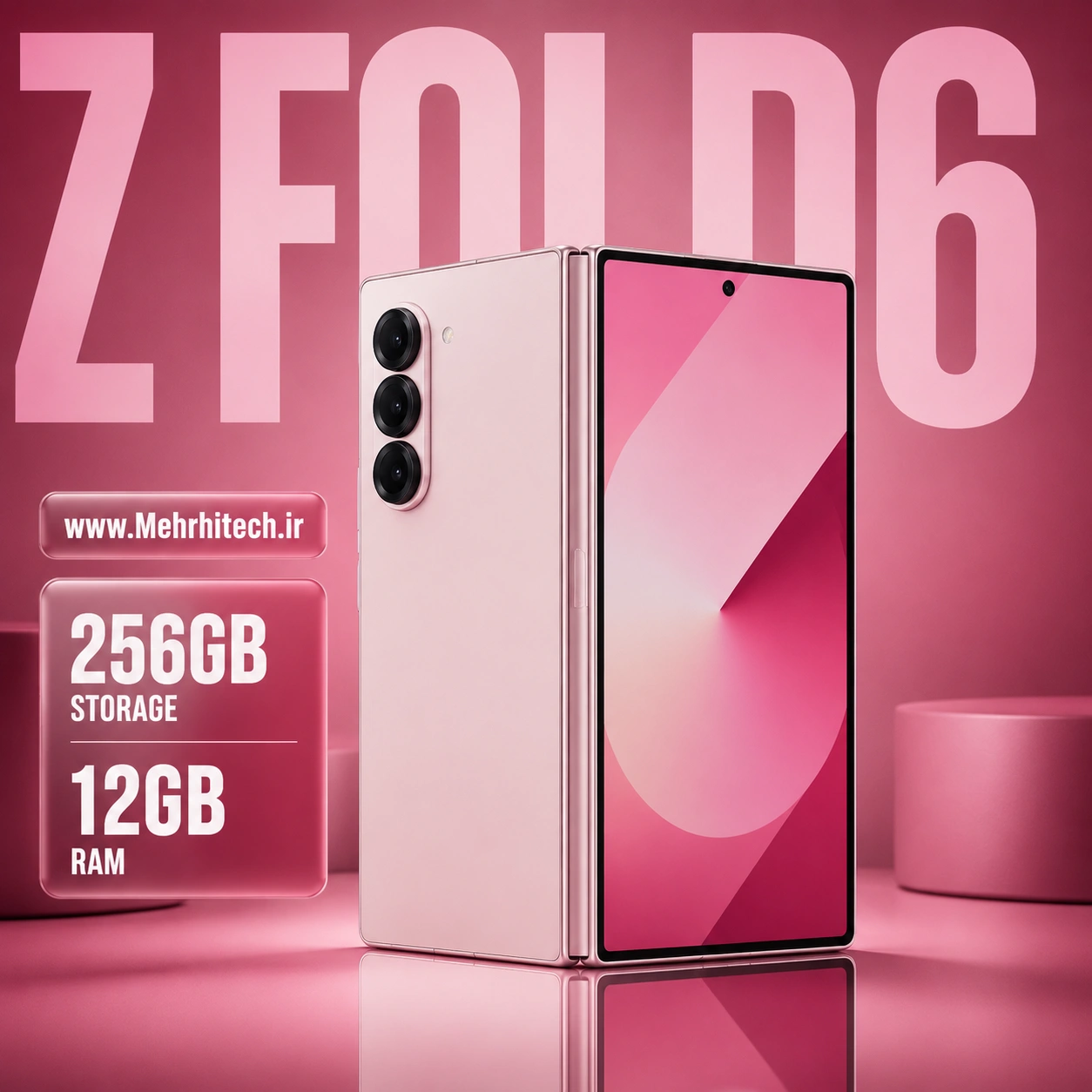 گوشی موبایل تاشو سامسونگ مدل Galaxy Z Fold6 دو سیم کارت ظرفیت 256 گیگابایت و رم 12 گیگابایت
