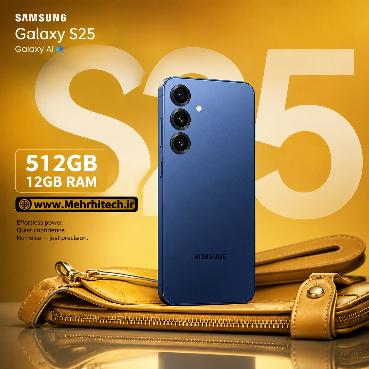 گوشی موبایل سامسونگ مدل Galaxy S25 دو سیم کارت ظرفیت 512 گیگابایت و رم 12 گیگابایت