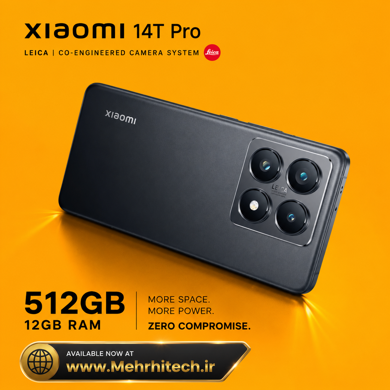 گوشی موبایل شیائومی مدل Xiaomi 14T Pro ظرفیت 512 گیگابایت رم 12 گیگابایت
