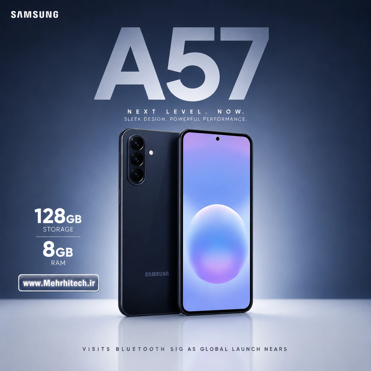 گوشی موبایل سامسونگ مدل Galaxy A57 5G ظرفیت 128 گیگابایت رم 8 گیگابایت