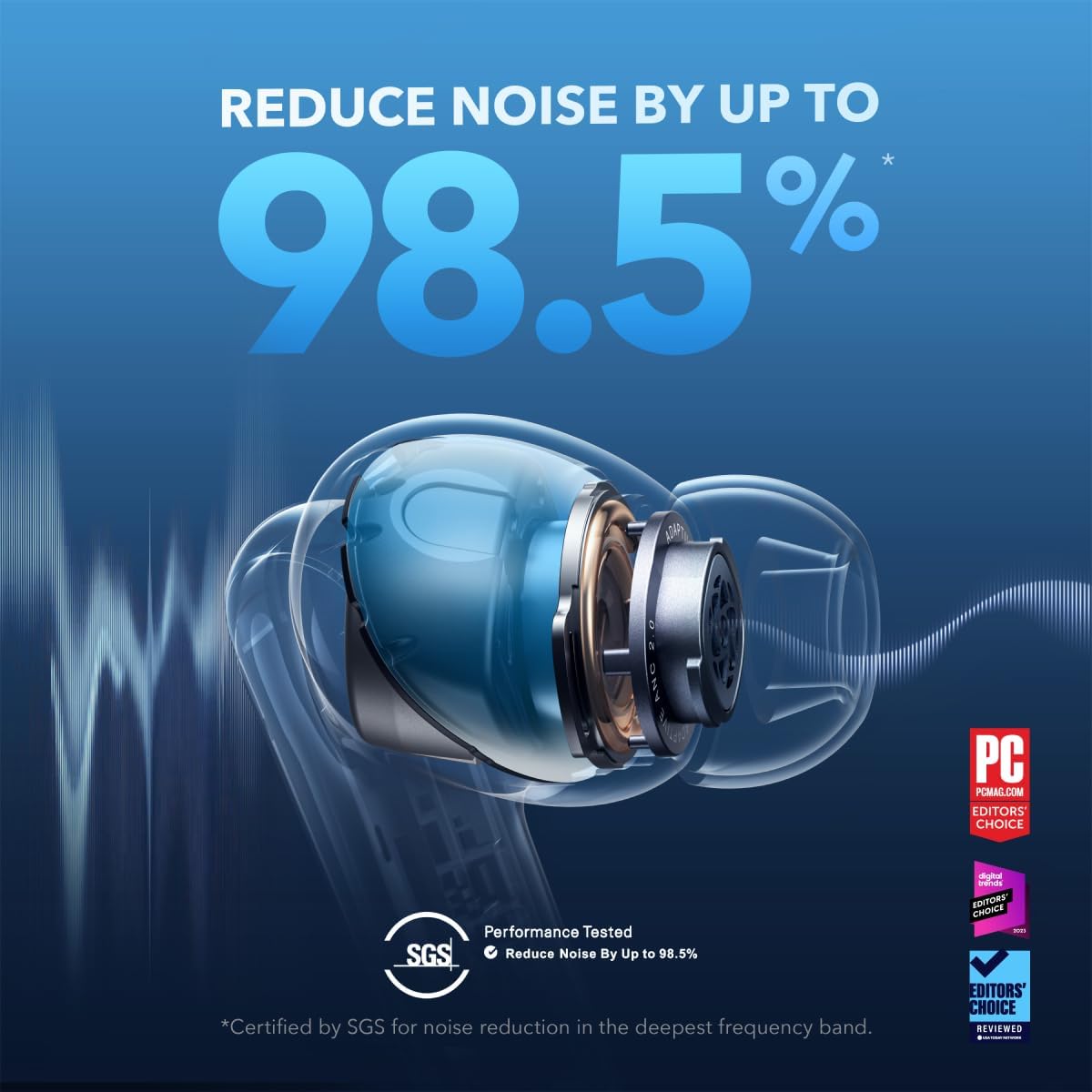 هندزفری بلوتوثی انکر Soundcore Liberty 4 NC با نویز کنسلینگ ANC