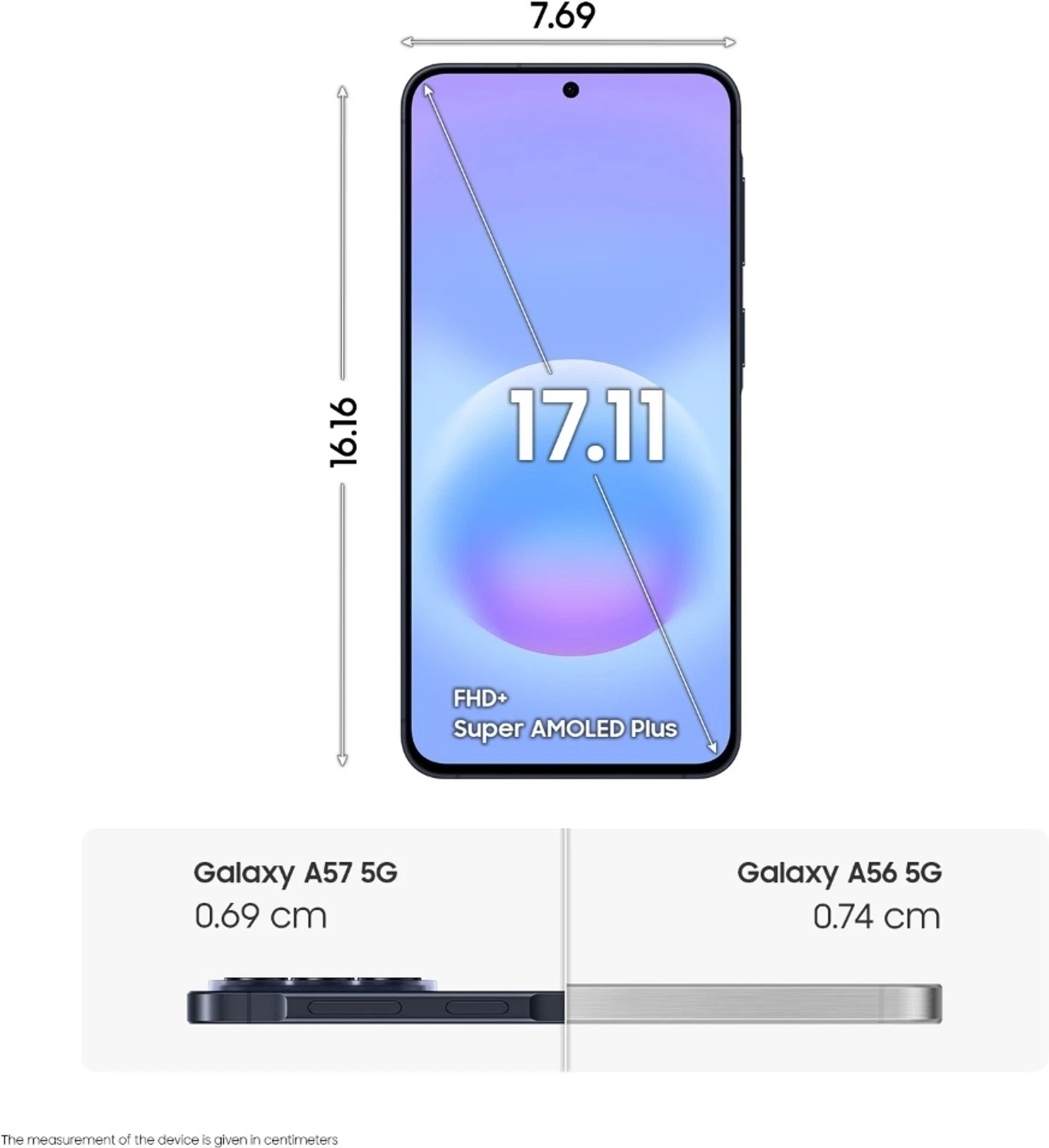 گوشی موبایل سامسونگ مدل Galaxy A57 5G ظرفیت 256 گیگابایت رم 8 گیگابایت