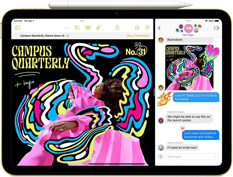 تبلت اپل مدل iPad 11-inch A16 2025 Wi-Fi ظرفیت 256 گیگابایت رم 6 گیگابایت