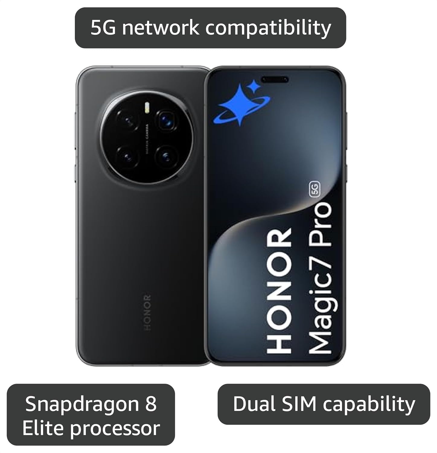 گوشی موبایل آنر مدل HONOR Magic7 Pro دو سیم کارت ظرفیت 512 گیگابایت و رم 12 گیگابایت