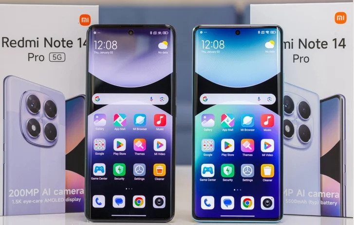 گوشی موبایل شیائومی مدل Redmi Note 14 Pro 5G دو سیم کارت ظرفیت 512 گیگابایت و رم 12 گیگابایت
