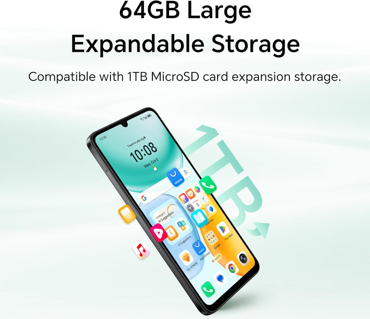 گوشی موبایل آنر مدل HONOR X5C دو سیم کارت ظرفیت 64 گیگابایت و رم 4 گیگابایت