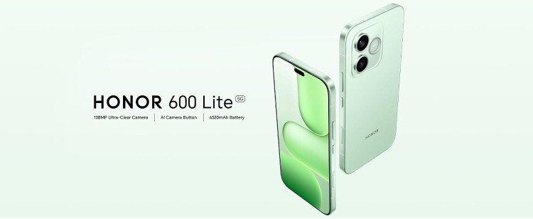 گوشی موبایل آنر مدل HONOR 600 Lite 5G دو سیم کارت ظرفیت 128 گیگابایت و رم 8 گیگابایت