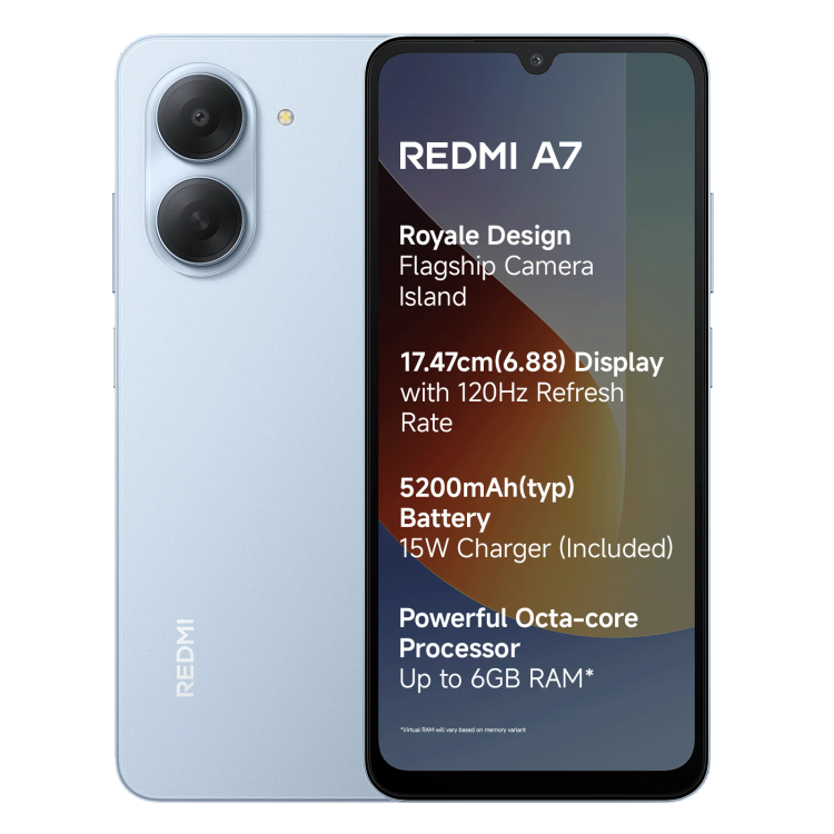 گوشی موبایل شیائومی مدل REDMI A7 دو سیم کارت ظرفیت 128 گیگابایت و رم 4 گیگابایت