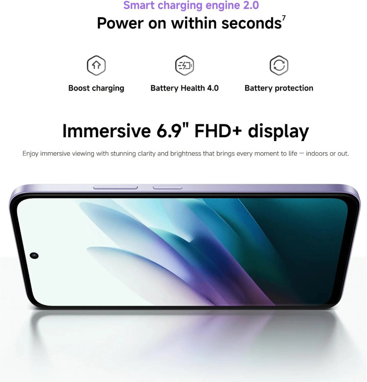 گوشی موبایل شیائومی مدل REDMI 15 4G دو سیم کارت ظرفیت 256 گیگابایت و رم 8 گیگابایت